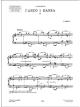 Cancion y danza N° 3 - Federico Mompou - Partition - Piano